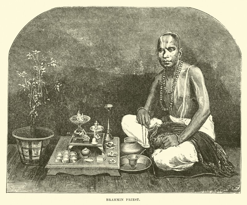 Brahmin prest av English School