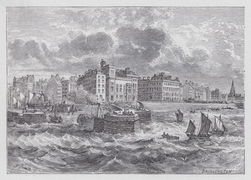 Bridlington (gravering) av English School