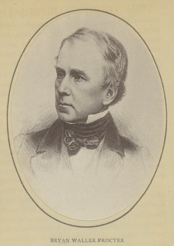 Bryan Waller Procter (litho) av English School