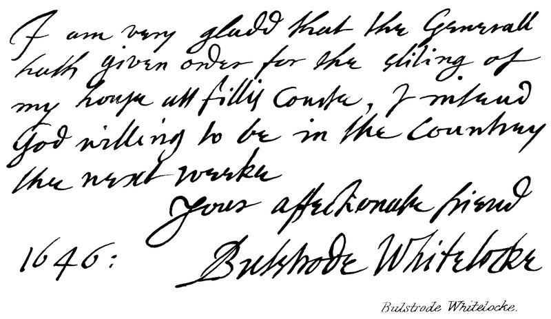 Bulstrode Whitelocke av English School