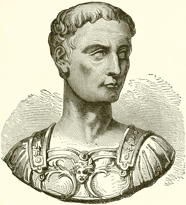Caius Julius Cæsar av English School