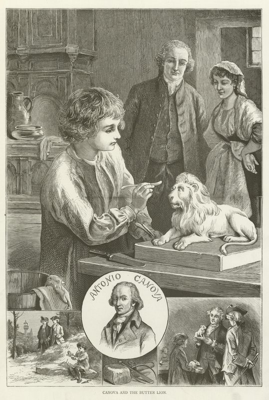 Canova og smørløven av English School