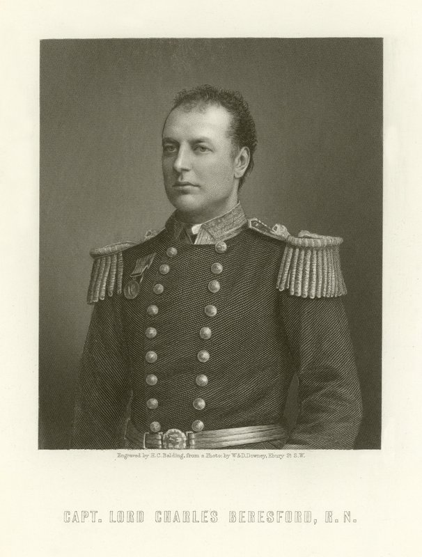 Kaptein Lord Charles Beresford av English School