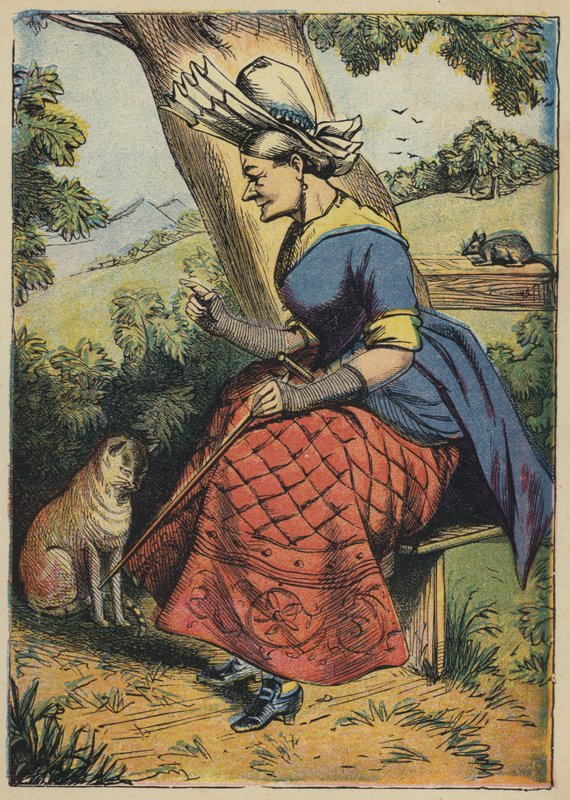 Katt! Katt! Kill Rat (farge litho) av English School