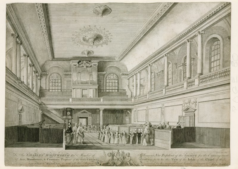 Kapellet til Foundling Hospital av English School