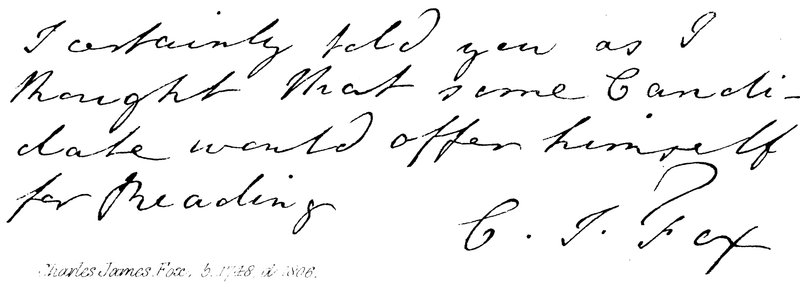 Charles James Fox, f 1748, d 1806 av English School