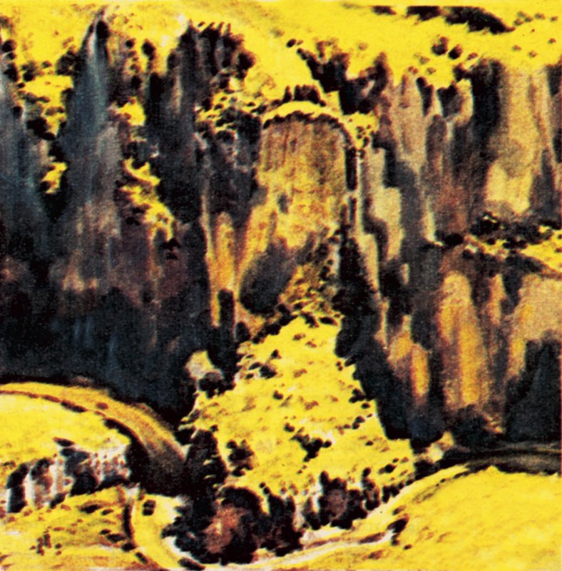 Cheddar Gorge av English School