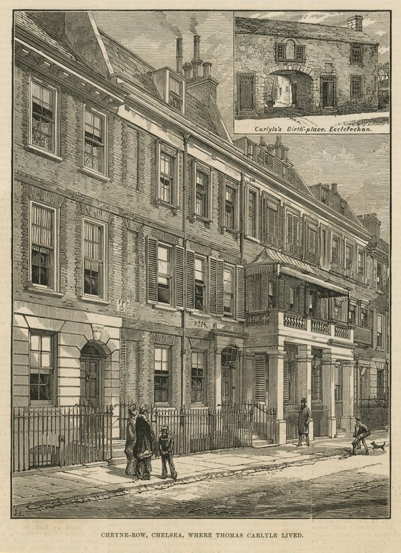 Cheyne Row der Thomas Carlyle en gang bodde av English School