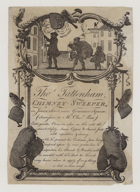 Skorsteinsfeiere, Thomas Tattenham, byttekort av English School
