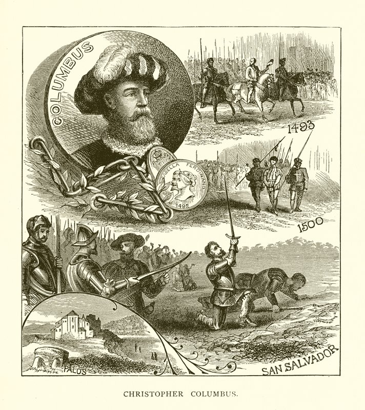 Christopher Columbus av English School