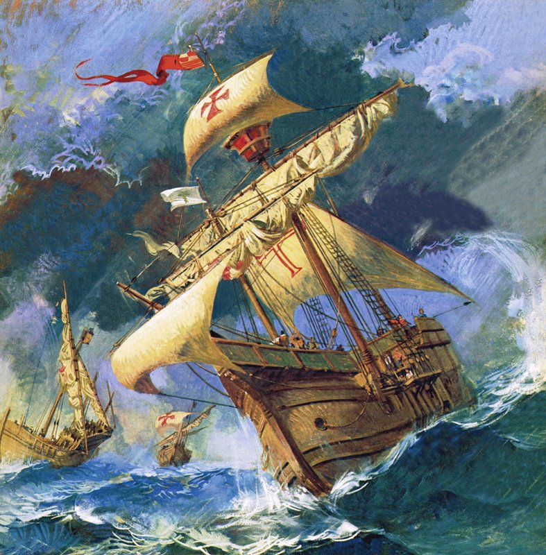 Christopher Columbus sin Santa Maria av English School