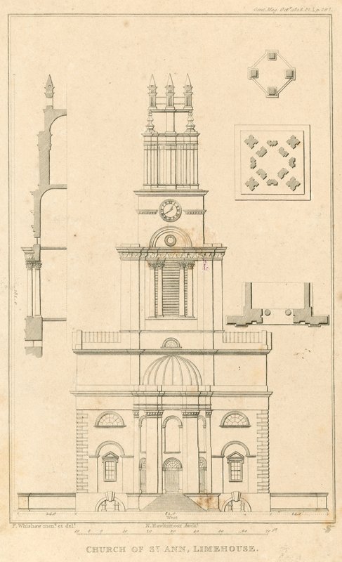 Church of St Ann, Limehouse, London av English School