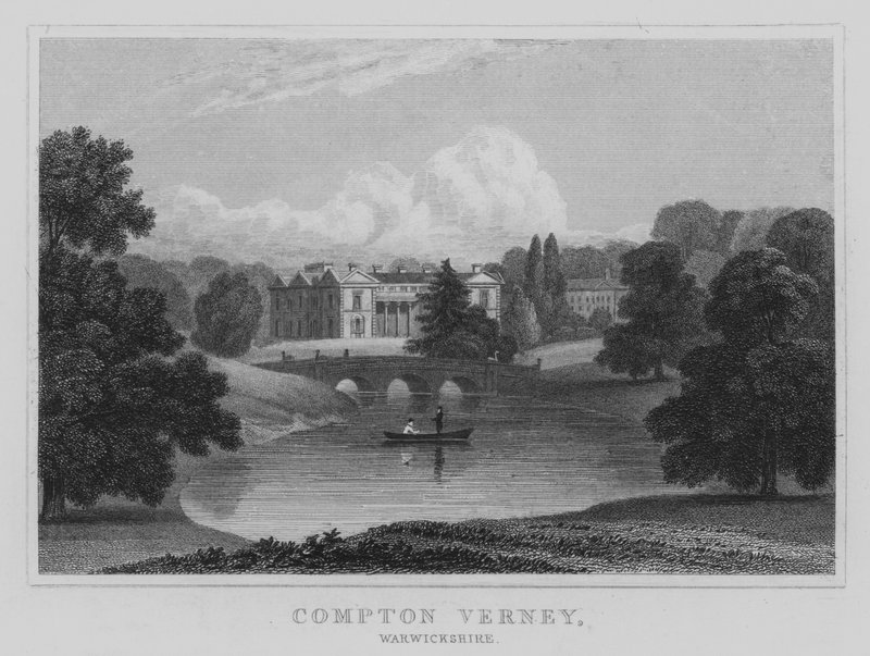 Compton Verney, Warwickshire (gravering) av English School