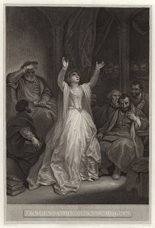 Fordømmelse av Anne Boleyn av English School