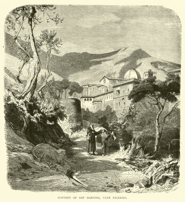 Klosteret San Martino, nær Palermo av English School