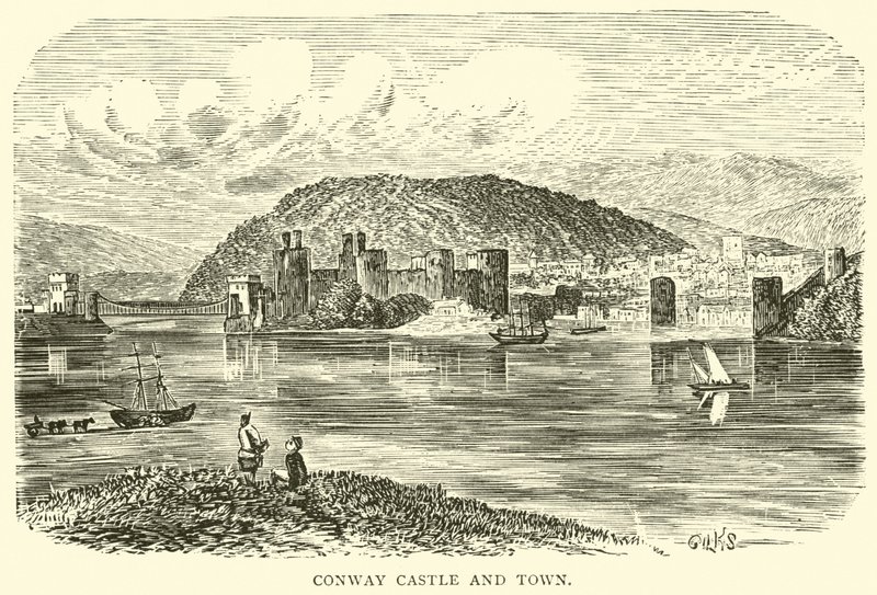 Conway Castle and Town av English School