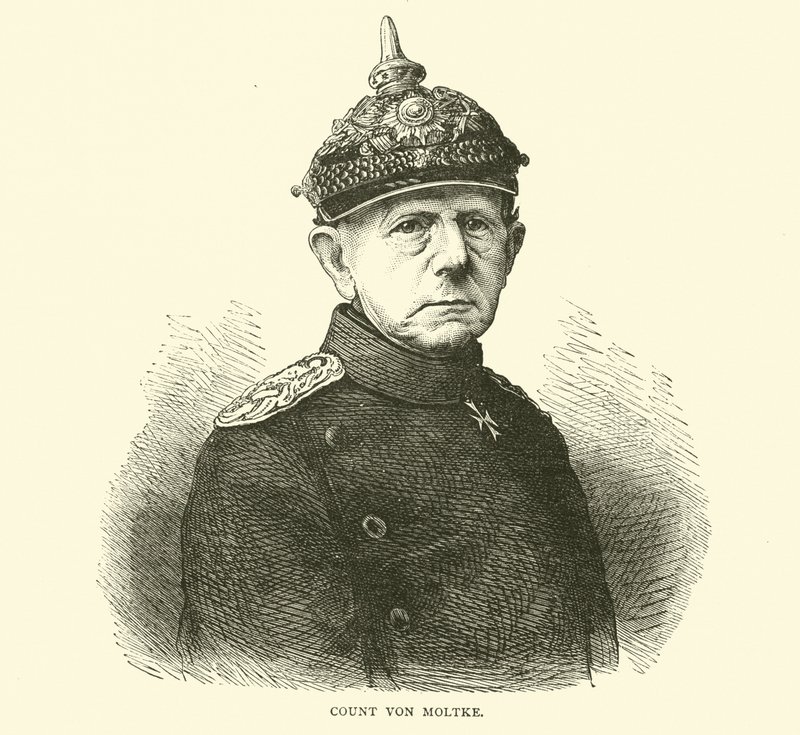 Grev von Moltke, juli 1870 av English School