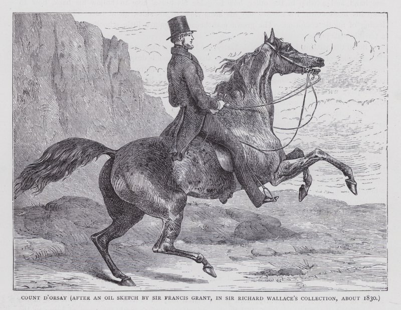 Count d'Orsay (gravering) av English School