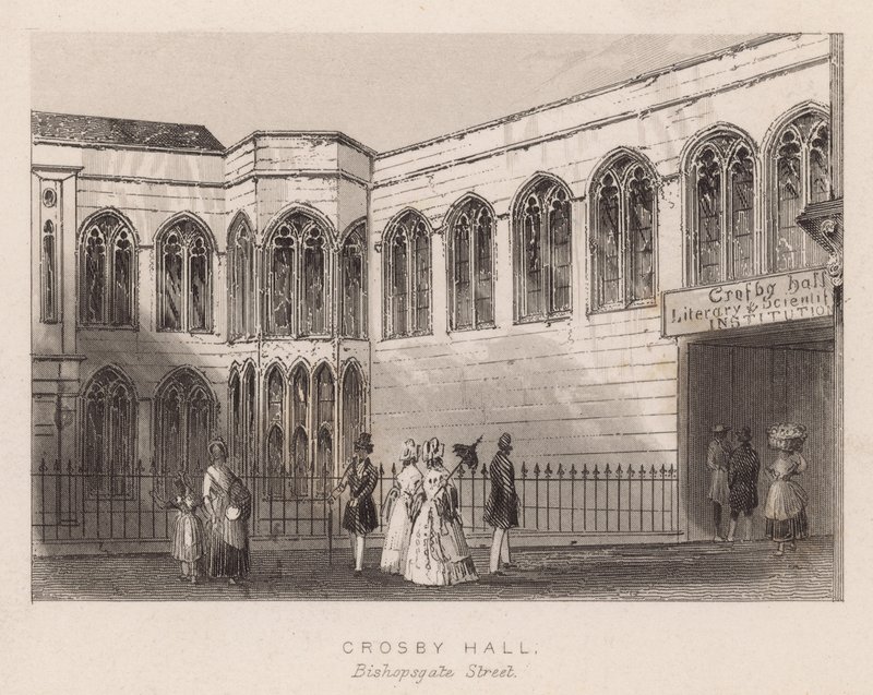 Crosby Hall, Bishopsgate Street, London av English School