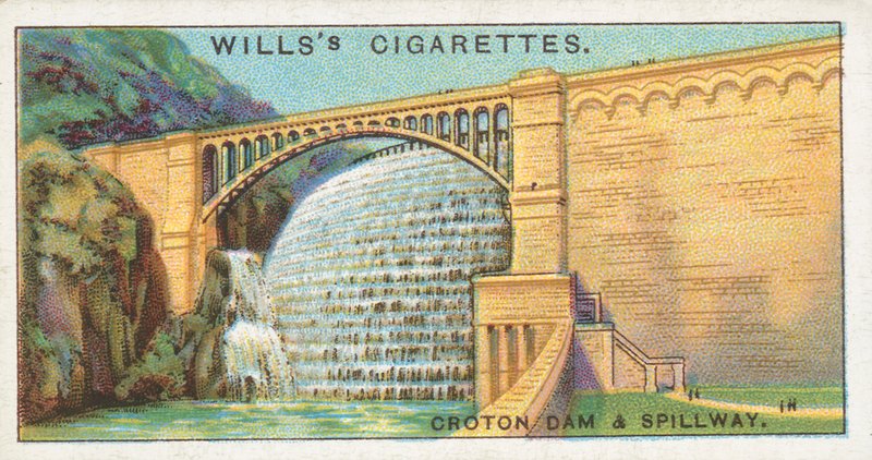 Croton Dam og Spillway av English School