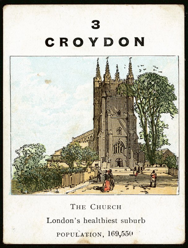 Croydon (farge litho) av English School