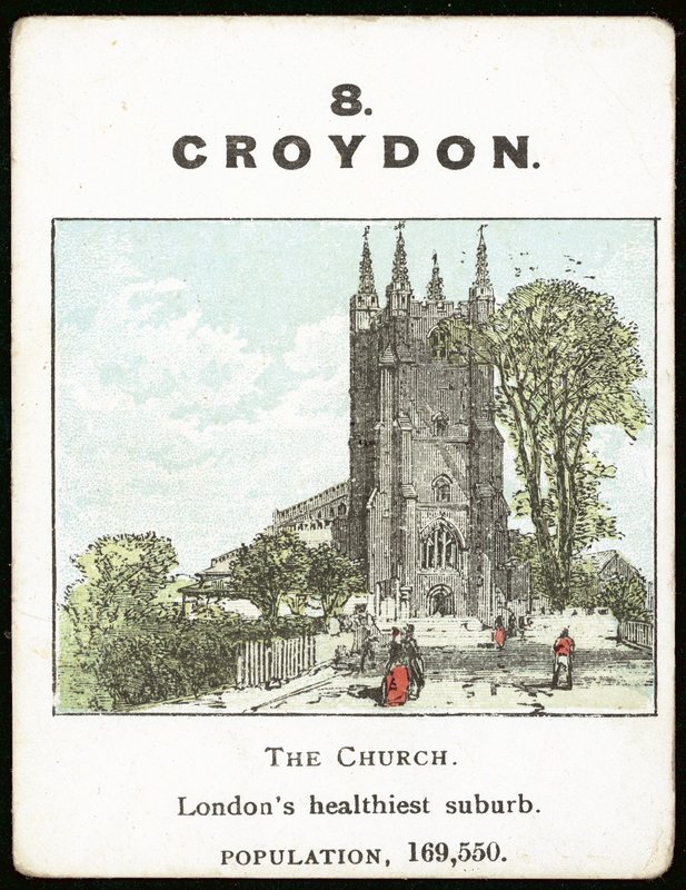 Croydon (farge litho) av English School