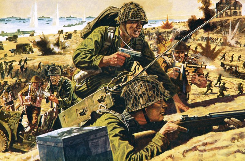 D-Day landing av English School