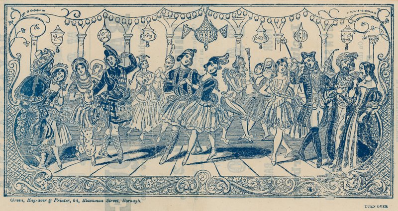 Dans på Vauxhall Gardens, London av English School