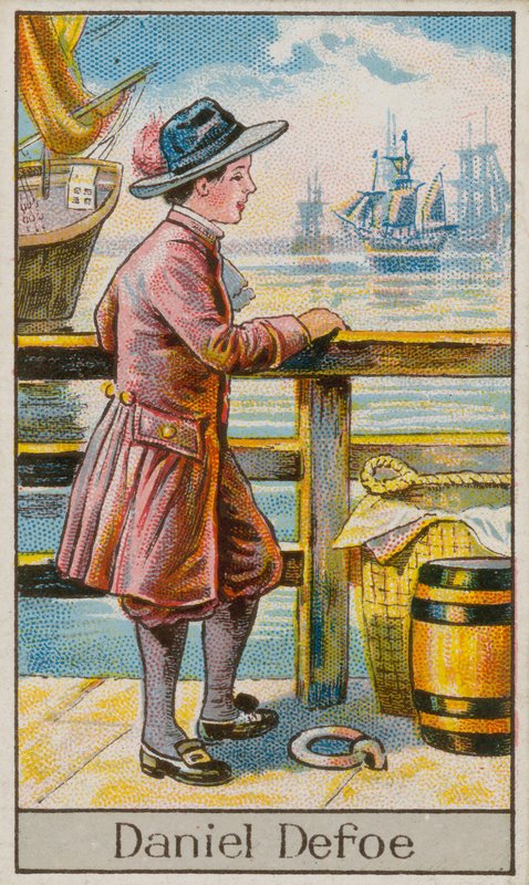 Daniel Defoe (chromolitho) av English School