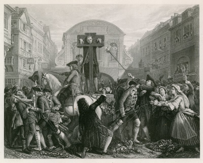 Daniel Defoe i stolpen av English School