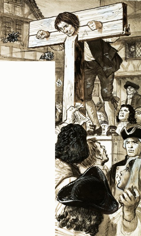 Daniel Defoe i aksjene av English School