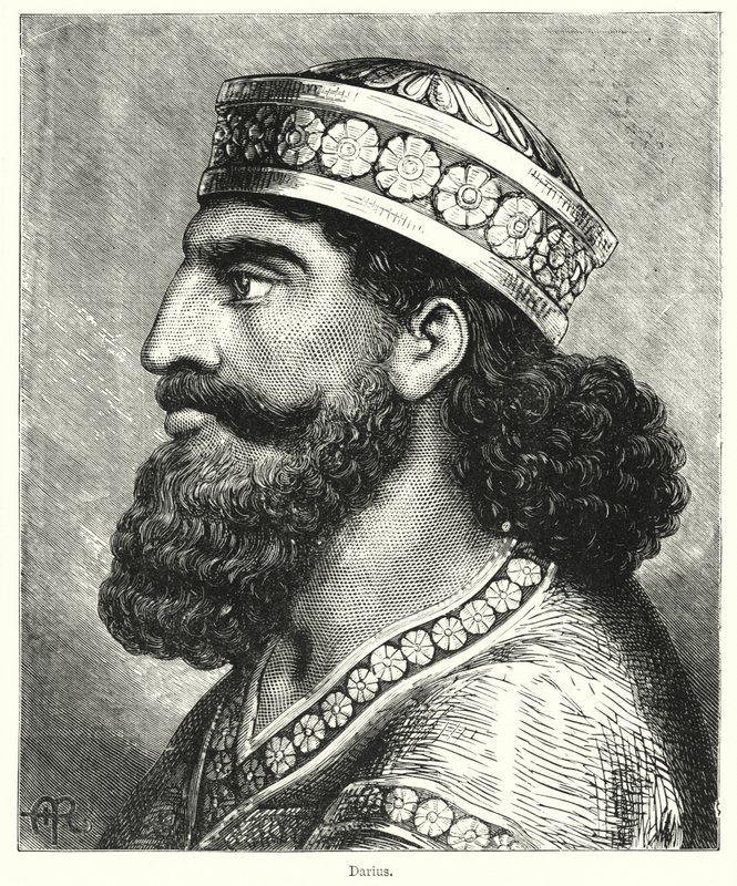 Darius (gravering) av English School