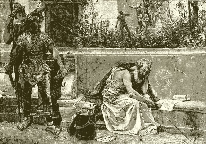 Archimedes død av English School