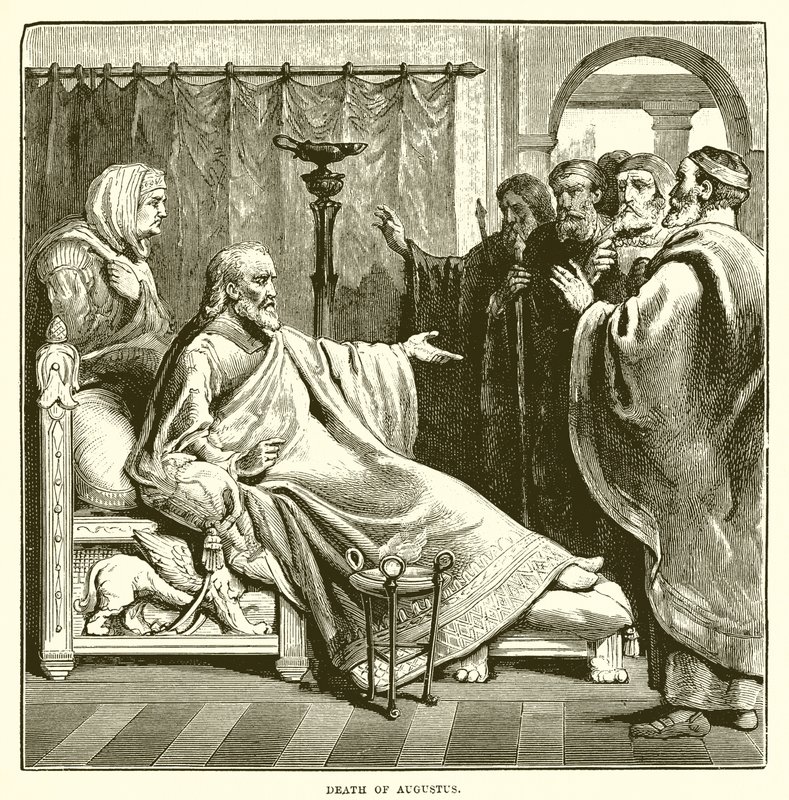 Augustus død av English School
