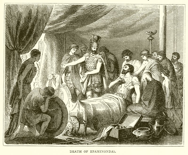 Epaminondas død av English School