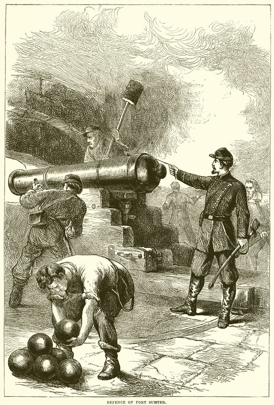 Forsvar av Fort Sumter av English School