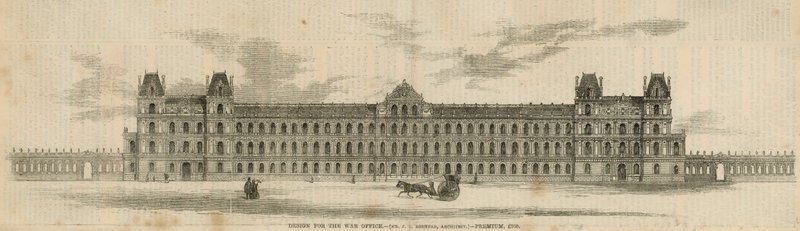 Design for krigskontoret av English School