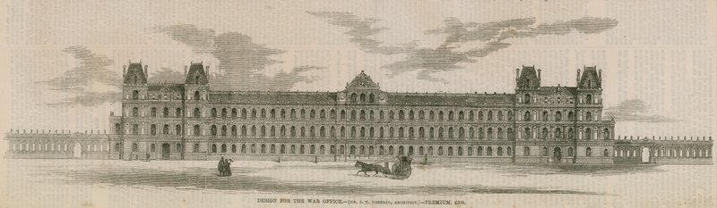 Design for krigskontoret av English School
