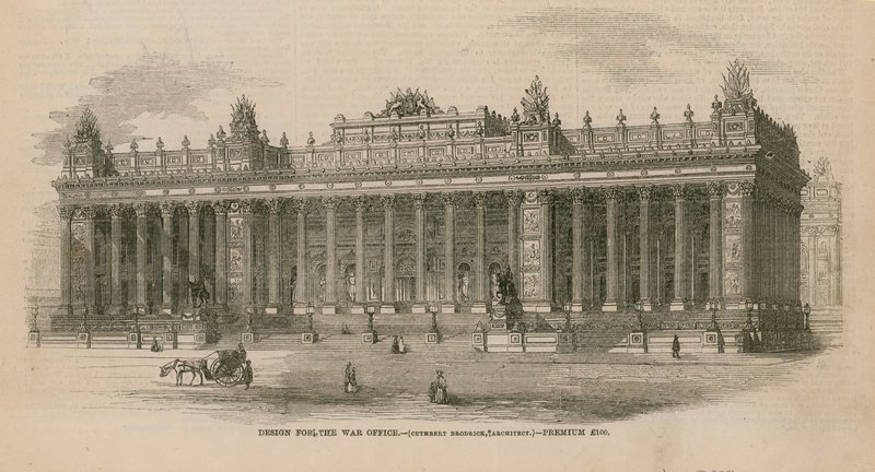 Design for krigskontoret av English School