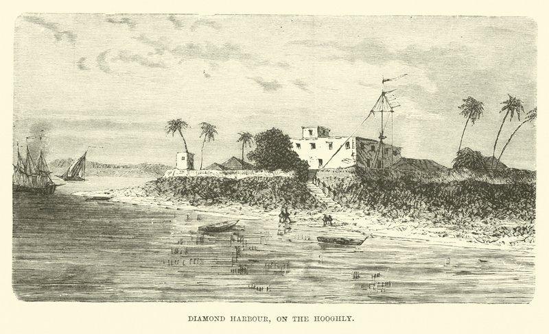 Diamond Harbour, på Hooghly av English School