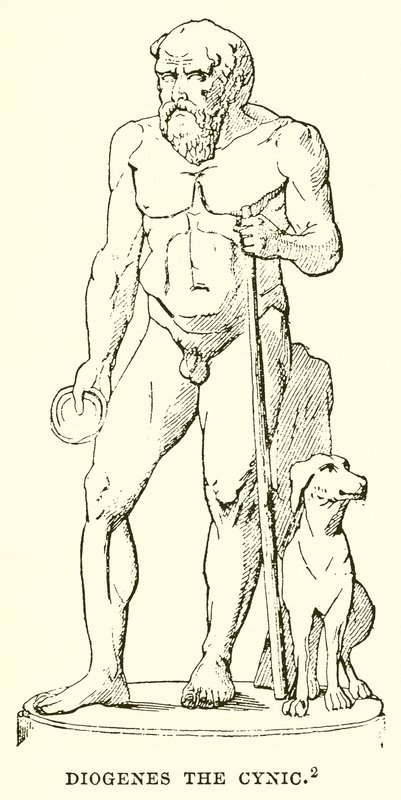 Kynikeren Diogenes av English School