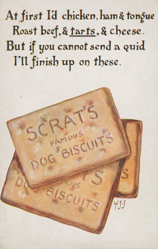 Hundekjeks (farge litho) av English School