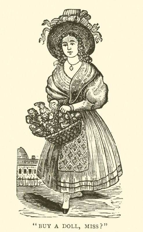 Dukkeselger (tresnitt) av English School