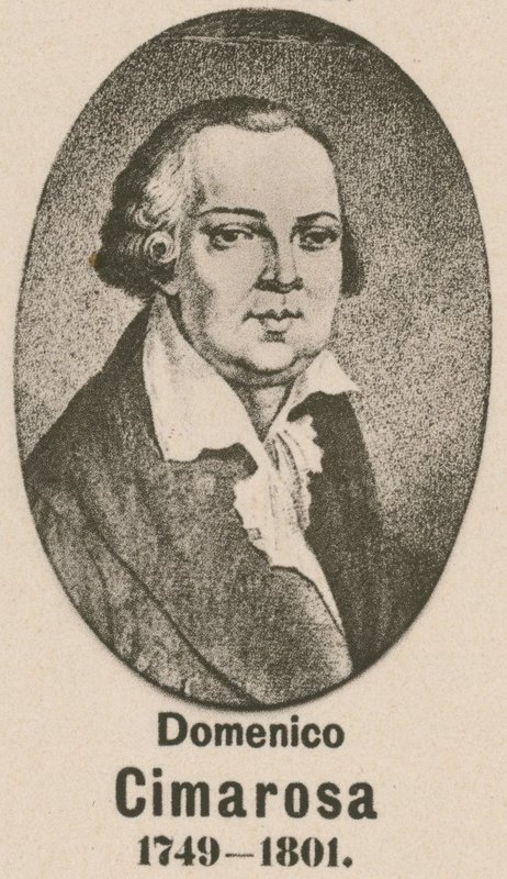 Domenico Cimarosa (gravyr) av English School