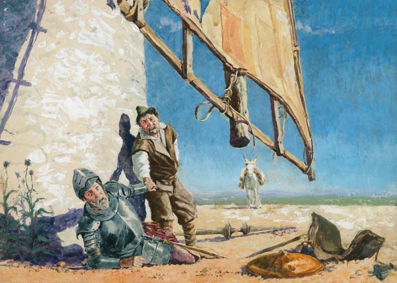 Don Quijotes gale verden av English School