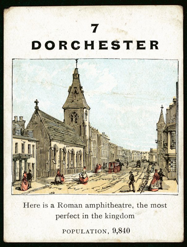 Dorchester (farge litho) av English School