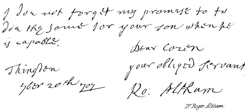 Dr Roger Altham av English School