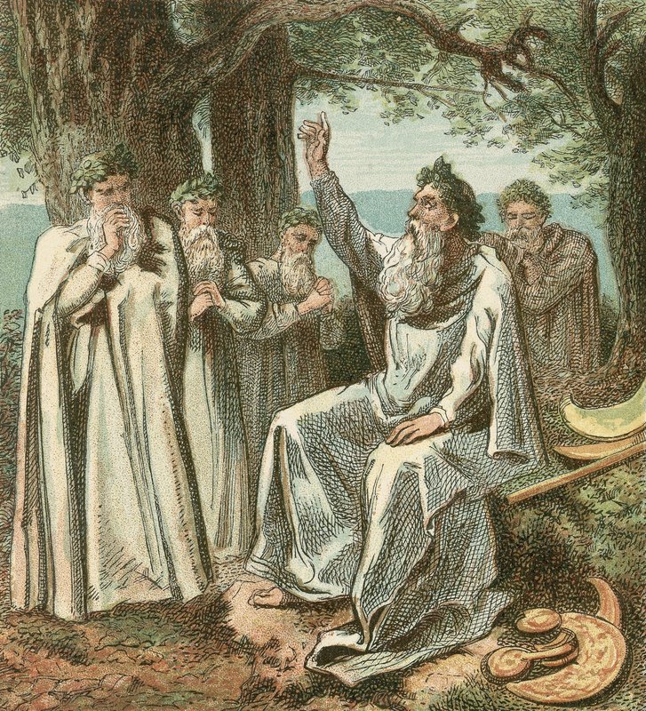 Druider eller britiske prester av English School