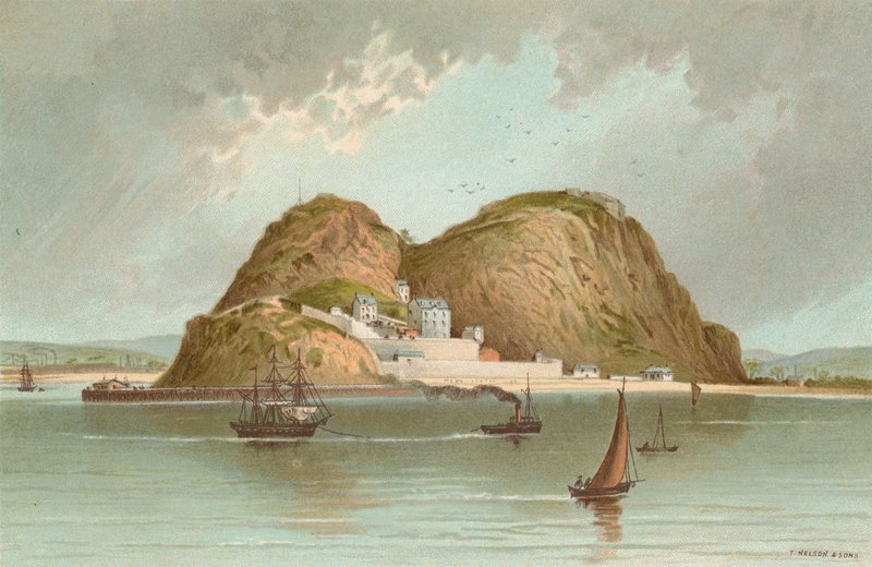 Dumbarton Castle av English School