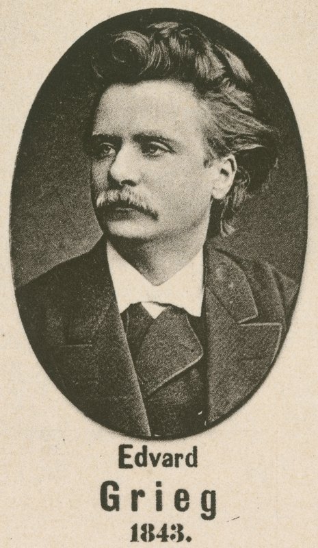 Edvard Grieg (gravering) av English School
